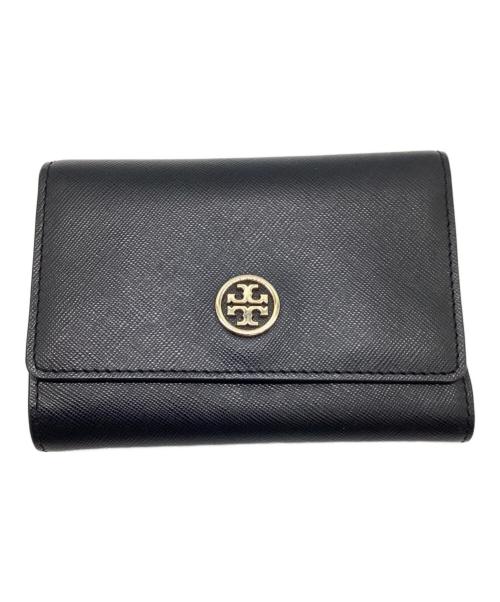 TORY BURCH（トリーバーチ）TORY BURCH (トリーバーチ) 2つ折り財布 ブラックの古着・服飾アイテム