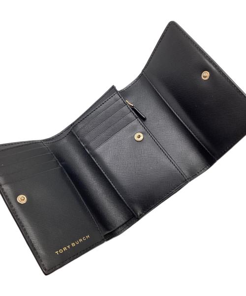 TORY BURCH（トリーバーチ）TORY BURCH (トリーバーチ) 2つ折り財布 ブラックの古着・服飾アイテム