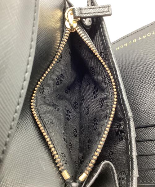 TORY BURCH（トリーバーチ）TORY BURCH (トリーバーチ) 2つ折り財布 ブラックの古着・服飾アイテム
