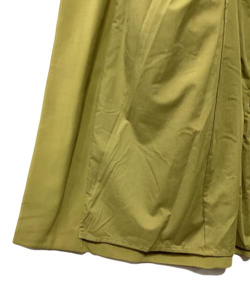 Mila Owen（ミラオーウェン）Mila Owen (ミラオーウェン) ラペルカラーボックス袖コート グリーンの古着・服飾アイテム