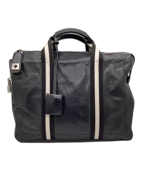 BALLY（バリー）BALLY (バリー) ブリーフケース　	TAPRUS AYGA ブラック×ホワイトの古着・服飾アイテム