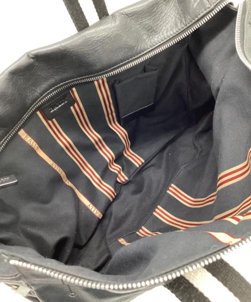 BALLY（バリー）BALLY (バリー) ブリーフケース　	TAPRUS AYGA ブラック×ホワイトの古着・服飾アイテム