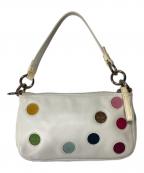 COACHコーチ）の古着「ミニハンドバッグ」｜オフホワイト