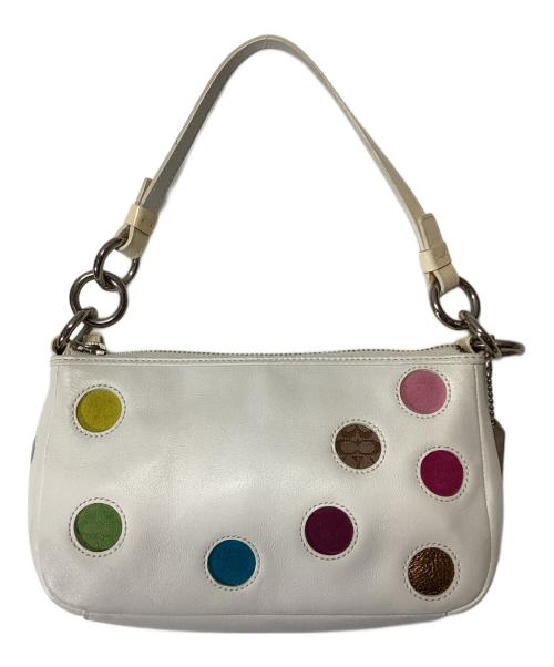 COACH（コーチ）COACH (コーチ) ミニハンドバッグ オフホワイトの古着・服飾アイテム