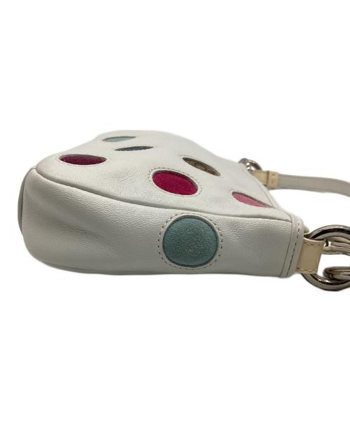 COACH（コーチ）COACH (コーチ) ミニハンドバッグ オフホワイトの古着・服飾アイテム