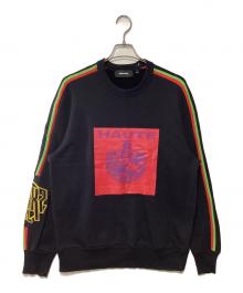 DIESEL（ディーゼル）の古着「ラインスウェット」｜ブラック