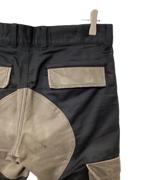 SIMPLY COMPLICATED（シンプリーコンプリケイティド）SIMPLY COMPLICATED (シンプリーコンプリケイティド) カーゴパンツ ブラック×カーキ サイズ:Mの古着・服飾アイテム