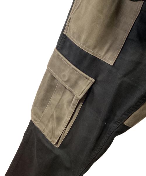 SIMPLY COMPLICATED（シンプリーコンプリケイティド）SIMPLY COMPLICATED (シンプリーコンプリケイティド) カーゴパンツ ブラック×カーキ サイズ:Mの古着・服飾アイテム