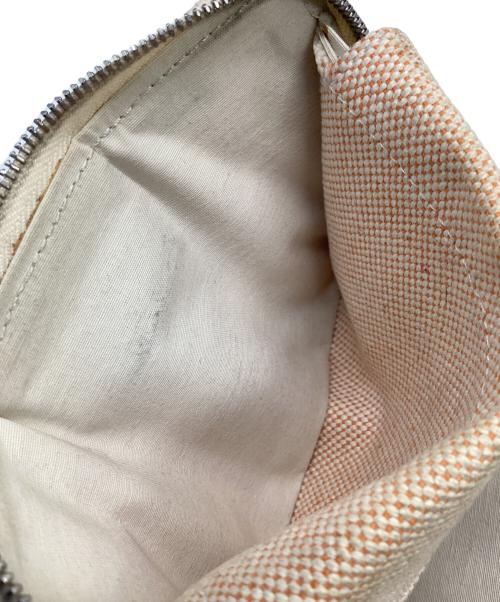 HERMES（エルメス）HERMES (エルメス) 2つ折り財布　ニューフールトゥ ベージュ×ブラウンの古着・服飾アイテム