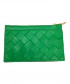 BOTTEGA VENETAボッテガベネタ）の古着「キーポーチ　イントレチャート」｜グリーン