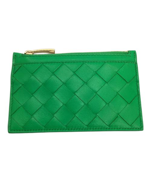 BOTTEGA VENETA（ボッテガベネタ）BOTTEGA VENETA (ボッテガベネタ) キーポーチ　イントレチャート グリーンの古着・服飾アイテム