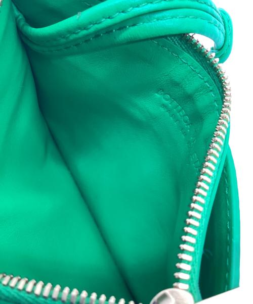BOTTEGA VENETA（ボッテガベネタ）BOTTEGA VENETA (ボッテガベネタ) キーポーチ　イントレチャート グリーンの古着・服飾アイテム