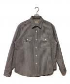 Sugarシュガー）の古着「長袖シャツ」｜ブラック×ホワイト