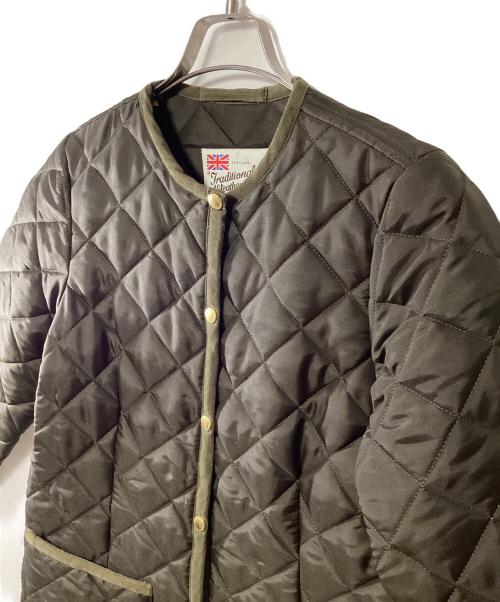 Traditional Weatherwear（トラディショナルウェザーウェア）Traditional Weatherwear (トラディショナルウェザーウェア) キルティングコート グリーン サイズ:34の古着・服飾アイテム