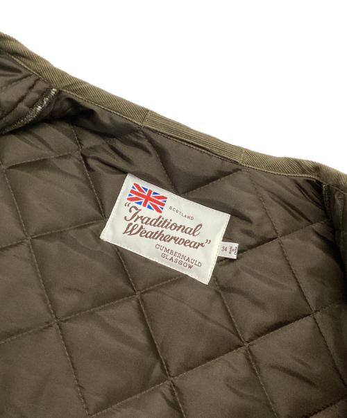 Traditional Weatherwear（トラディショナルウェザーウェア）Traditional Weatherwear (トラディショナルウェザーウェア) キルティングコート グリーン サイズ:34の古着・服飾アイテム