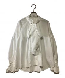 Apuweiser-riche（アプワイザーリッシェ）の古着「長袖ブラウス」｜ホワイト
