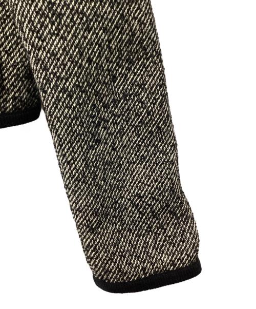 moussy（マウジー）moussy (マウジー) ツイードジャケット ブラック×ホワイト サイズ:2の古着・服飾アイテム