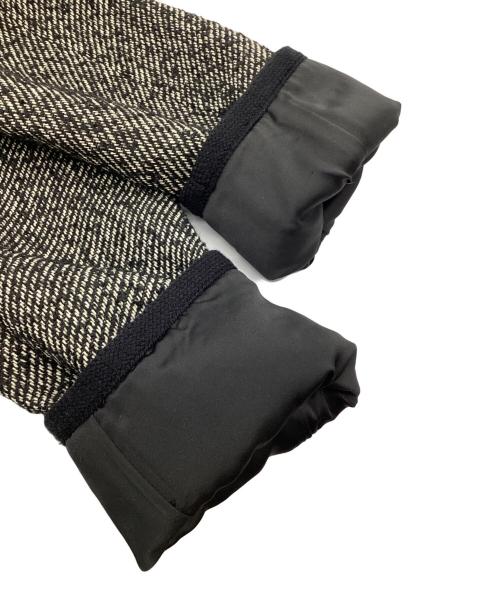 moussy（マウジー）moussy (マウジー) ツイードジャケット ブラック×ホワイト サイズ:2の古着・服飾アイテム