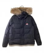 DANTONダントン）の古着「ファー付ダウンジャケット」｜ブラック