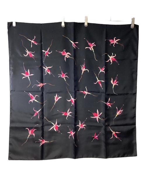 HERMES（エルメス）HERMES (エルメス) シルクスカーフ　	カレ90 ブラックの古着・服飾アイテム