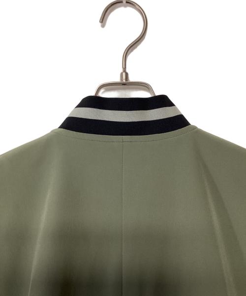 FRED PERRY（フレッドペリー）FRED PERRY (フレッドペリー) ロングジャケット カーキ×ブラック サイズ:D36の古着・服飾アイテム