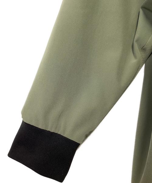 FRED PERRY（フレッドペリー）FRED PERRY (フレッドペリー) ロングジャケット カーキ×ブラック サイズ:D36の古着・服飾アイテム