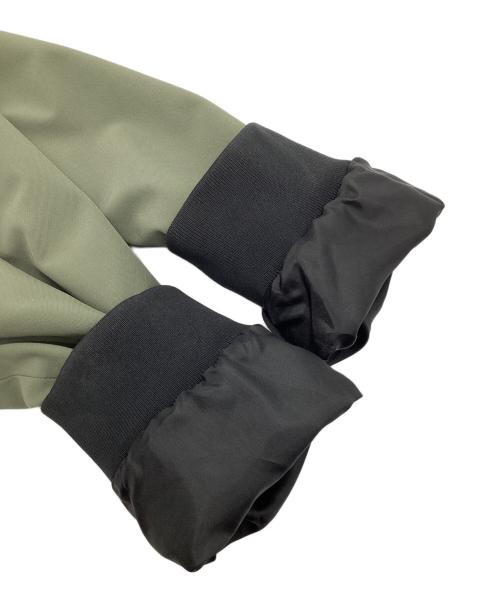 FRED PERRY（フレッドペリー）FRED PERRY (フレッドペリー) ロングジャケット カーキ×ブラック サイズ:D36の古着・服飾アイテム