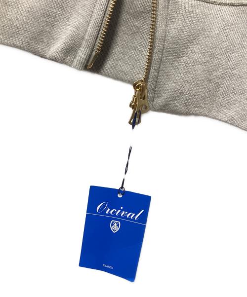ORCIVAL（オーシバル）ORCIVAL (オーシバル) ジップパーカー グレー サイズ:6 未使用品の古着・服飾アイテム