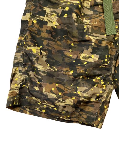 WHITE MOUNTAINEERING（ホワイトマウンテ二アニング）WHITE MOUNTAINEERING (ホワイトマウンテ二アニング) ハーフパンツ イエロー×ブラウン サイズ:2の古着・服飾アイテム