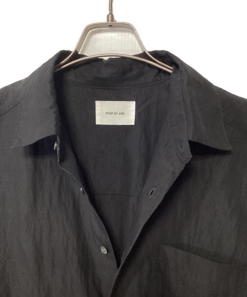 PORT BY ARK（ポートバイアーク）PORT BY ARK (ポートバイアーク) 半袖シャツ ブラック サイズ:2の古着・服飾アイテム