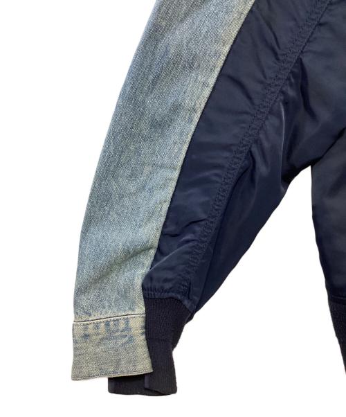sacai（サカイ）sacai (サカイ) Denim x MA-1 Jacket インディゴ サイズ:2の古着・服飾アイテム