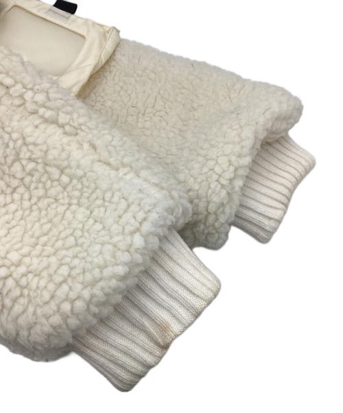 DIESEL（ディーゼル）DIESEL (ディーゼル) 中綿ボアジャケット ホワイト サイズ:Sの古着・服飾アイテム