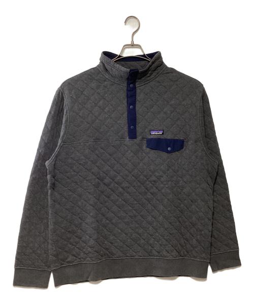 Patagonia（パタゴニア）Patagonia (パタゴニア) キルトスナップT ネイビー×グレー サイズ:XLの古着・服飾アイテム