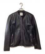 UNITED TOKYOユナイテッドトーキョー）の古着「シングルライダースジャケット」｜ブラック