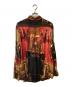 Vivienne Westwood (ヴィヴィアンウエストウッド) 柄シャツ レッド×ブラウン サイズ:46：10000円