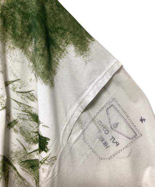 Vivienne Westwood（ヴィヴィアンウエストウッド）Vivienne Westwood (ヴィヴィアンウエストウッド) オーバーサイズカットソー グリーン×ホワイト サイズ:Fの古着・服飾アイテム