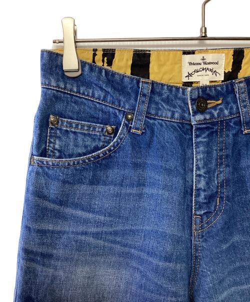 Vivienne Westwood（ヴィヴィアンウエストウッド）Vivienne Westwood (ヴィヴィアンウエストウッド) デニムパンツ インディゴ サイズ:36の古着・服飾アイテム