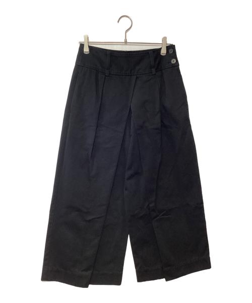 Vivienne Westwood（ヴィヴィアンウエストウッド）Vivienne Westwood (ヴィヴィアンウエストウッド) ワイドパンツ ブラック サイズ:38の古着・服飾アイテム