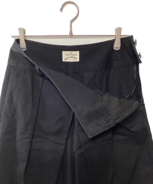 Vivienne Westwood（ヴィヴィアンウエストウッド）Vivienne Westwood (ヴィヴィアンウエストウッド) ワイドパンツ ブラック サイズ:38の古着・服飾アイテム
