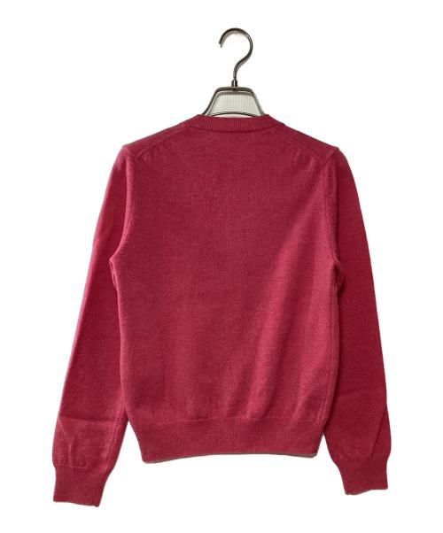 PLAY COMME des GARCONS（プレイコムデギャルソン）PLAY COMME des GARCONS (プレイコムデギャルソン) 薄手カーディガン ピンク サイズ:Sの古着・服飾アイテム