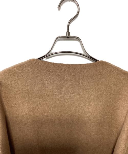 TSUHARU by samansa Mos2（ツハル バイ サマンサモスモス）TSUHARU by samansa Mos2 (ツハル バイ サマンサモスモス) リバーシブルコート ベージュ×ブラウン サイズ:Fの古着・服飾アイテム