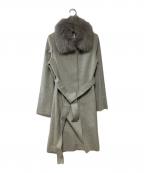 VICKYビッキー）の古着「フォックスファーコート」｜グレー