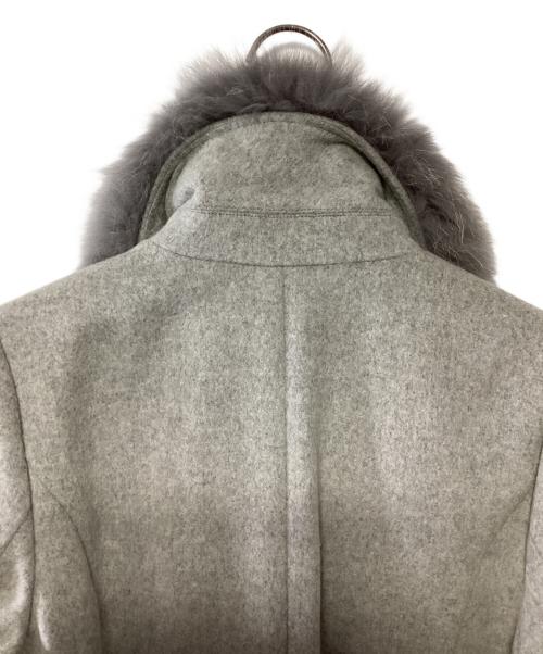 VICKY（ビッキー）VICKY (ビッキー) フォックスファーコート グレー サイズ:2 未使用品の古着・服飾アイテム