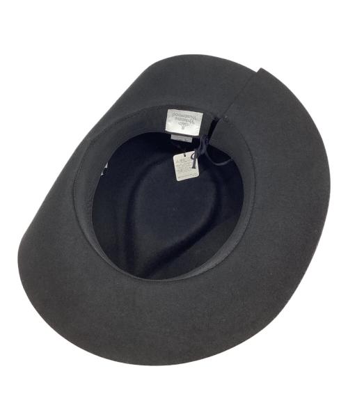 Vivienne Westwood（ヴィヴィアンウエストウッド）Vivienne Westwood (ヴィヴィアンウエストウッド) ハット ブラック サイズ:F 未使用品の古着・服飾アイテム