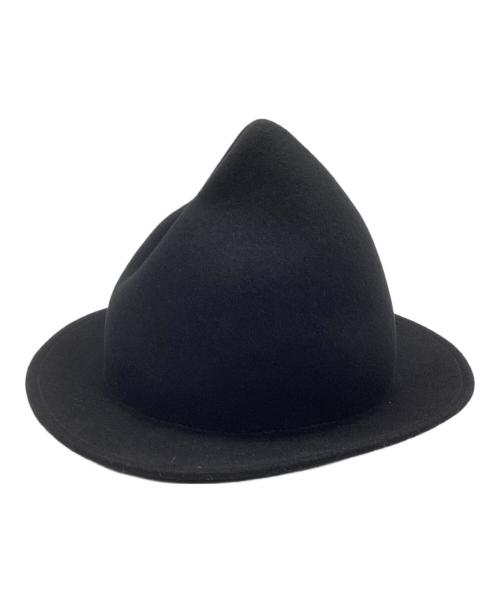 Vivienne Westwood（ヴィヴィアンウエストウッド）Vivienne Westwood (ヴィヴィアンウエストウッド) ウールハット ブラック サイズ:M~L 未使用品の古着・服飾アイテム