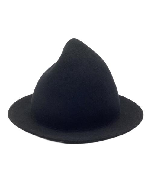 Vivienne Westwood（ヴィヴィアンウエストウッド）Vivienne Westwood (ヴィヴィアンウエストウッド) ウールハット ブラック サイズ:M~L 未使用品の古着・服飾アイテム