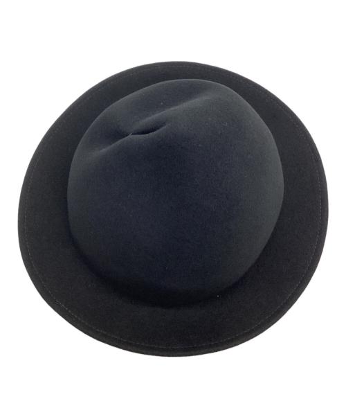 Vivienne Westwood（ヴィヴィアンウエストウッド）Vivienne Westwood (ヴィヴィアンウエストウッド) ウールハット ブラック サイズ:M~L 未使用品の古着・服飾アイテム