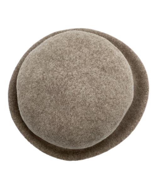 Vivienne Westwood（ヴィヴィアンウエストウッド）Vivienne Westwood (ヴィヴィアンウエストウッド) ウールハット ベージュ サイズ:S~Mの古着・服飾アイテム