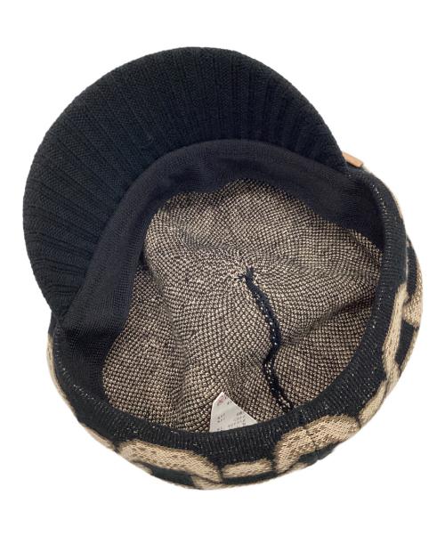 Vivienne Westwood（ヴィヴィアンウエストウッド）Vivienne Westwood (ヴィヴィアンウエストウッド) ニットキャスケット ベージュ×ブラック サイズ:S~Mの古着・服飾アイテム