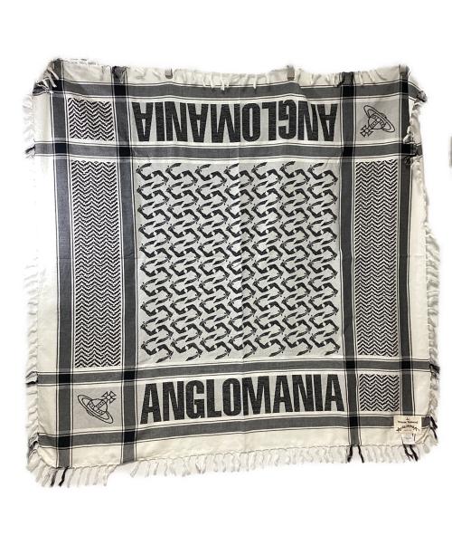 Vivienne Westwood（ヴィヴィアンウエストウッド）Vivienne Westwood (ヴィヴィアンウエストウッド) アフガンストール グレー×ブラックの古着・服飾アイテム